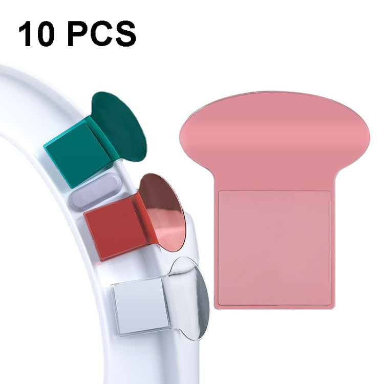 10 PCS Toilet Lid Lifter Convenient Toilet Lid Handle, 10 PCS Wine Red, 10 PCS Green, 10 PCS Transparent