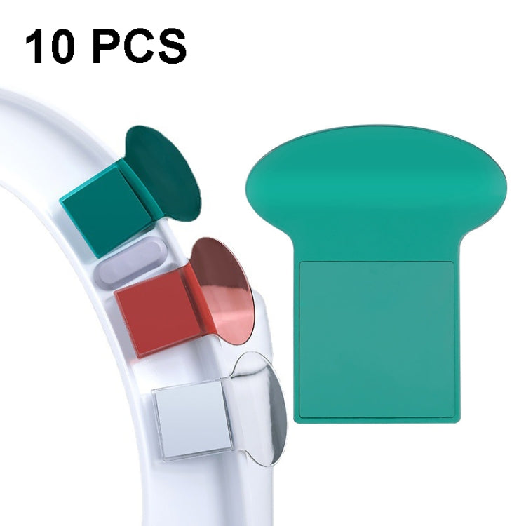 10 PCS Toilet Lid Lifter Convenient Toilet Lid Handle, 10 PCS Wine Red, 10 PCS Green, 10 PCS Transparent