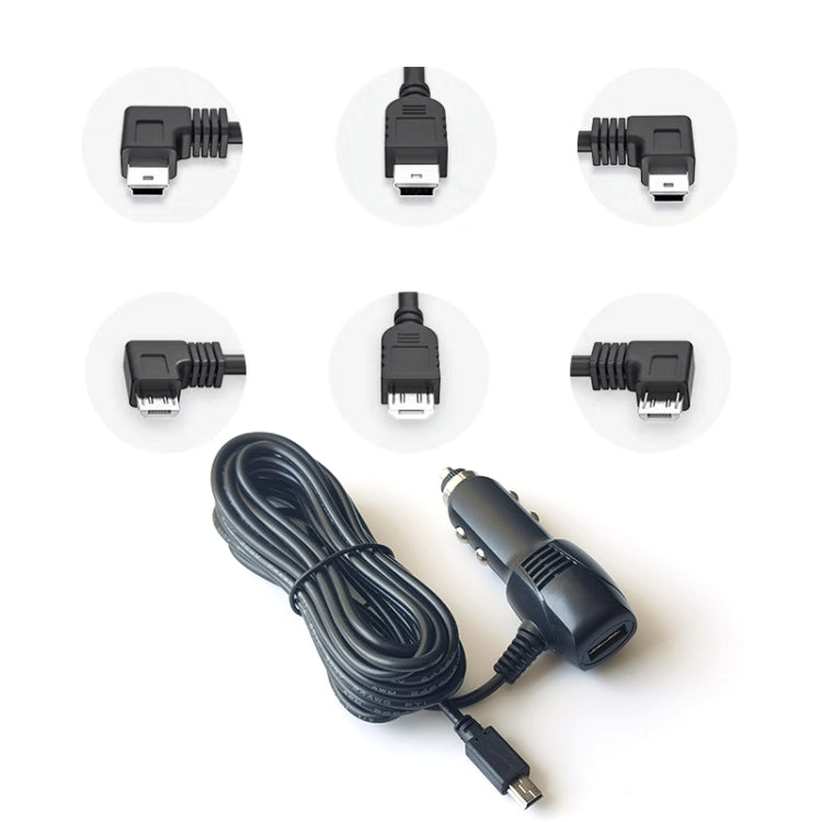 2 PCS Multifunctional Car Charger Fast Charging Driving Recorder Supply Line, Style:, 1A+2A, 1.5A+2.4A