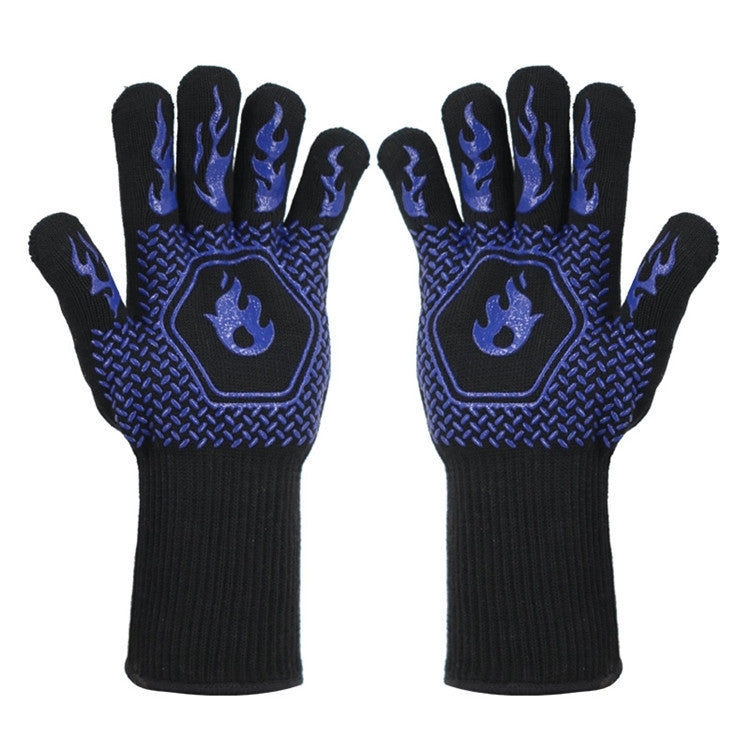 1 Pair High Temperature Resistant Silicone BBQ Gloves  Anti-Scalding Gloves, BBQ Red, BBQ Black, BBQ Blue, Big Flame Red, Big  Flame Black, Big Flame Blue, Flame Dots Red, Flame Dots  Black, Flame Dots  Blue, BBQ Flame Red, BBQ Flame Black             ...