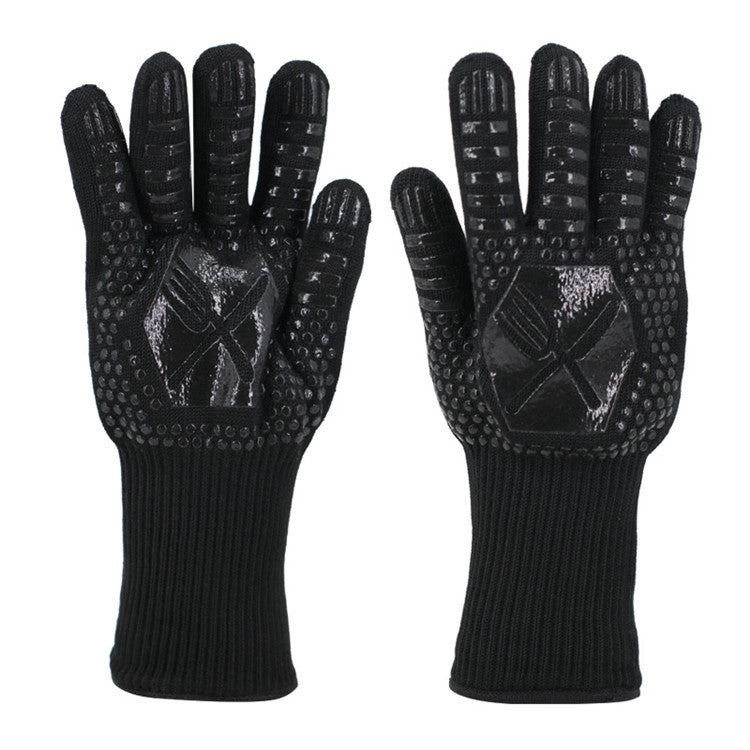 1 Pair High Temperature Resistant Silicone BBQ Gloves  Anti-Scalding Gloves, BBQ Red, BBQ Black, BBQ Blue, Big Flame Red, Big  Flame Black, Big Flame Blue, Flame Dots Red, Flame Dots  Black, Flame Dots  Blue, BBQ Flame Red, BBQ Flame Black             ...