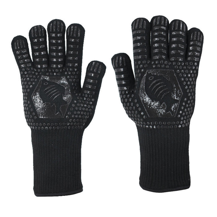 1 Pair High Temperature Resistant Silicone BBQ Gloves  Anti-Scalding Gloves, BBQ Red, BBQ Black, BBQ Blue, Big Flame Red, Big  Flame Black, Big Flame Blue, Flame Dots Red, Flame Dots  Black, Flame Dots  Blue, BBQ Flame Red, BBQ Flame Black             ...