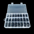 Rubber O-Ring Car Air Conditioning High Temperature Corrosion Resistant Sealing Ring, 740 PCS / Box