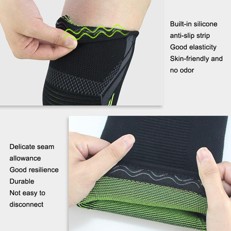 Nylon Sports Protective Gear Four-Way Stretch Knit Knee Pads, Size:, S, M, L, XL