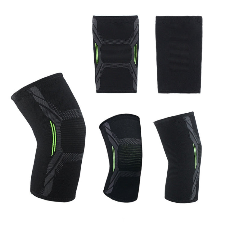 Nylon Sports Protective Gear Four-Way Stretch Knit Knee Pads, Size:, S, M, L, XL