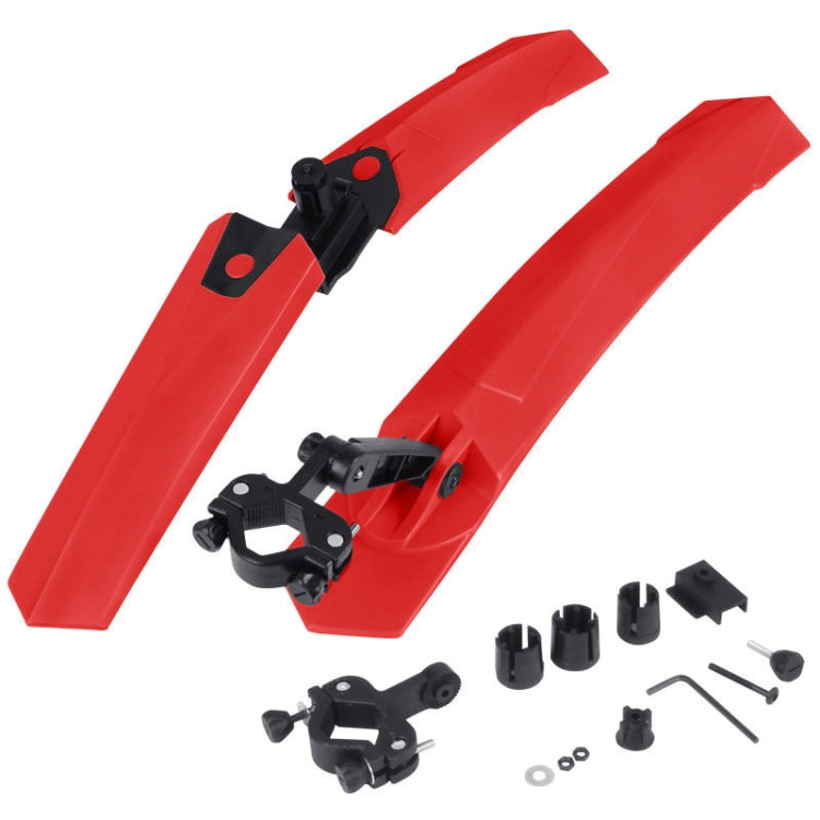 2632 Bicycle Quick Release Mudguards, Style:, Ordinary (Black), Ordinary (Red), Ordinary (Blue), Ordinary (Green), Ordinary (Gray), Ordinary (Yellow), Widened (Black), Widened (Red), Widened (Blue), Widened (Green), Widened (Gray), Widened (White)