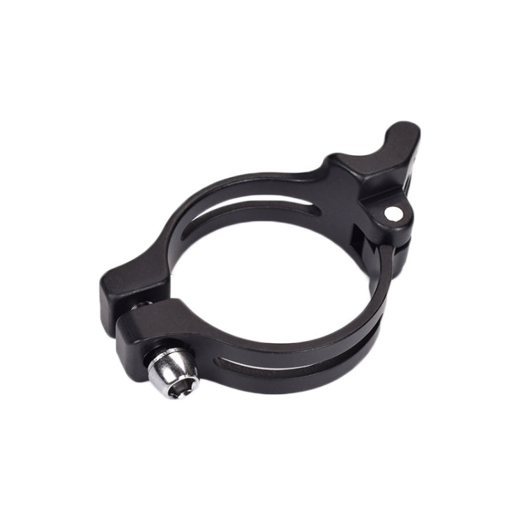 FMFXTR Bike Front Derailleur Clamp Straight Lock Turn to Clamp Converting Seat, Bike Front Derailleur Clamp 31.8mm, Bike Front Derailleur Clamp 34.9mm