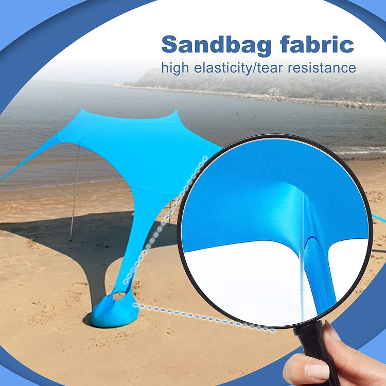 Outdoor Beach Lycra Canopy Camping Tent Sunshade Fishing Tent, Size:, 210x160x150cm, 210x200x150cm, 300x300x200cm