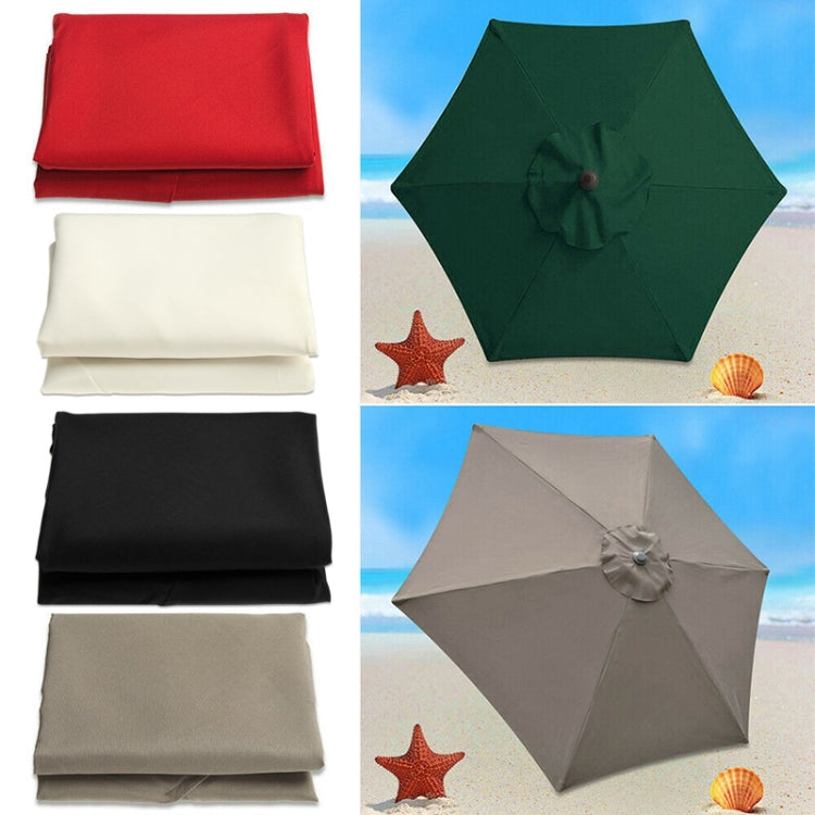 Polyester Parasol Replacement Cloth Round Garden Umbrella Cover, Diameter 2m  6 Ribs, Diameter 2.7m 6 Ribs, Diameter 3m 6 Ribs
