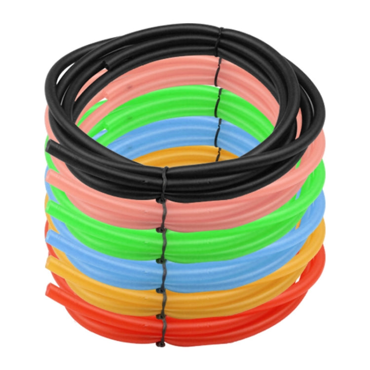 10PCS Motorcycle Modification Oil Pipe Rubber Gasoline Pipe, Length: 1m, Black, Red, Blue, Green, Orange