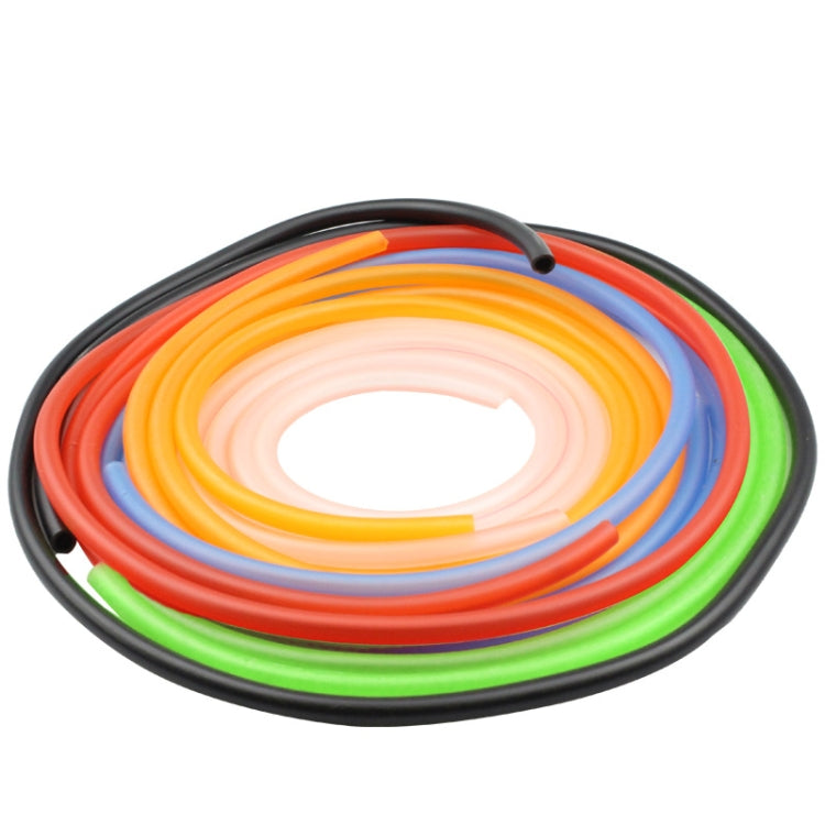 10PCS Motorcycle Modification Oil Pipe Rubber Gasoline Pipe, Length: 1m, Black, Red, Blue, Green, Orange