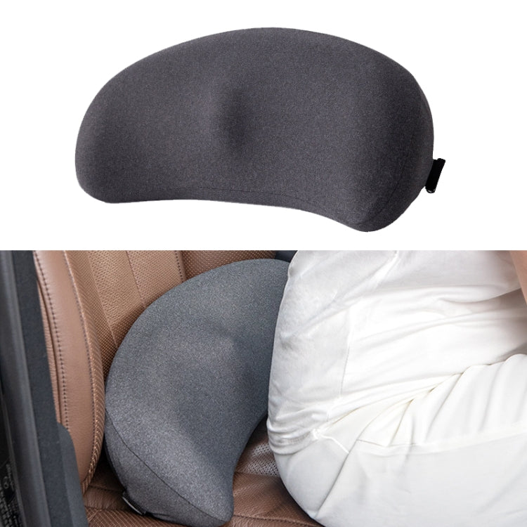 Memory Foam Car Lumbar Cushion Driving Seat Cushion, Memory Foam Dark Gray, Memory Foam Gray