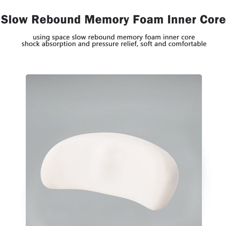 Memory Foam Car Lumbar Cushion Driving Seat Cushion, Memory Foam Dark Gray, Memory Foam Gray
