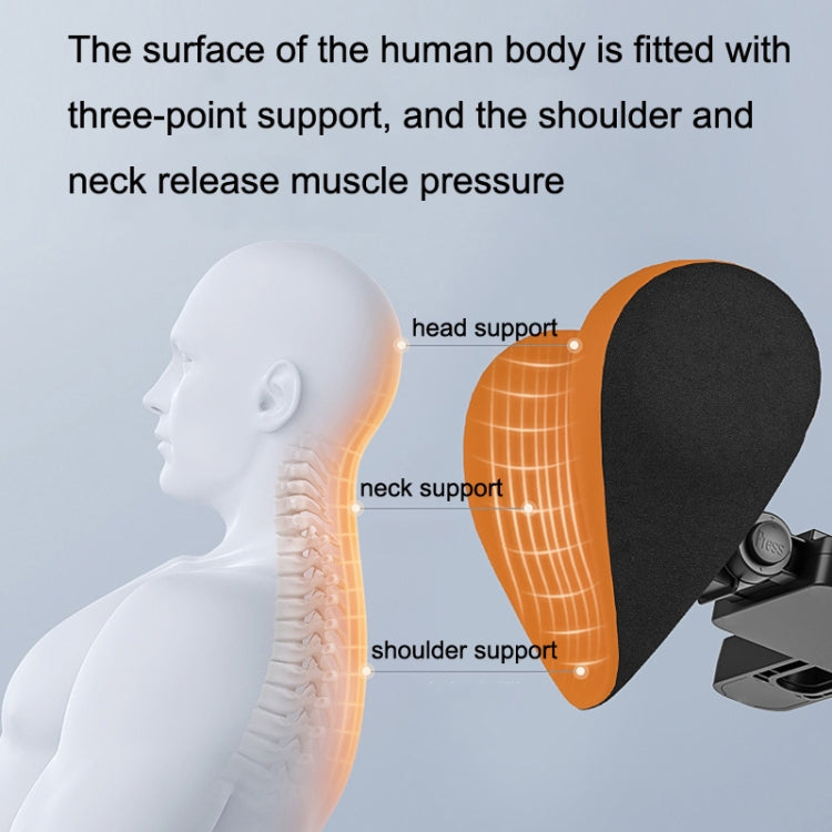 A09 Car Seat Headrest Memory Foam Comfortable Neck Pillow, Style:, Without Stand (White), Without Stand (Pink), With Stand (Black), Without Stand (Coffee), With Stand  (White), Without Stand (Blue), Without Stand (Gray), With Stand  (Pink)             ...