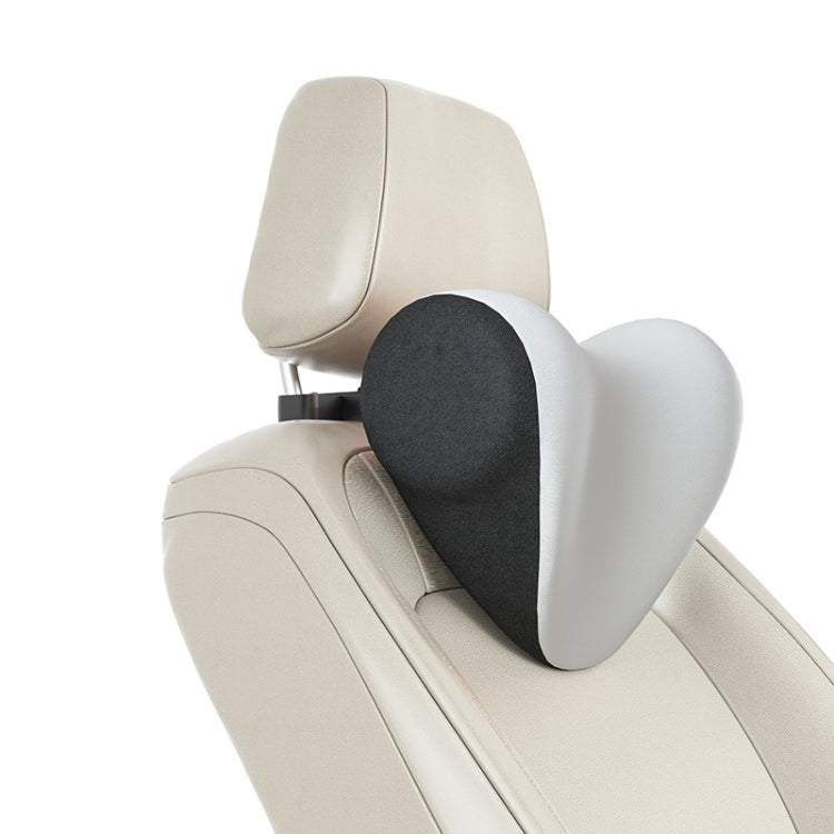 A09 Car Seat Headrest Memory Foam Comfortable Neck Pillow, Style:, Without Stand (White), Without Stand (Pink), With Stand (Black), Without Stand (Coffee), With Stand  (White), Without Stand (Blue), Without Stand (Gray), With Stand  (Pink)             ...