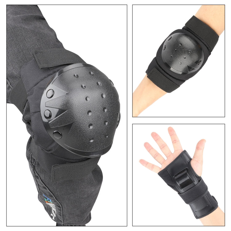 6 In 1 Outdoor Riding Roller Skating Protective Gear Electric Scooter Protective Gear,, L, M, S