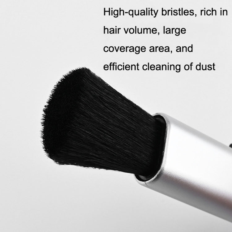 10 PCS Car Air Conditioner Air Outlet Telescopic Cleaning Brush, 10PCS+Silver, 10PCS+Black