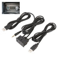 Car Universal Modification Dual Type-C+AUX Charging Interface Seat, Type-C+Type-C+AUX