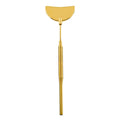 Stainless Steel Rotating Extension Eyelash Inspection Mirror, Style:, Crescent (Gold), Crescent (Rose Gold), Crescent (Silver)