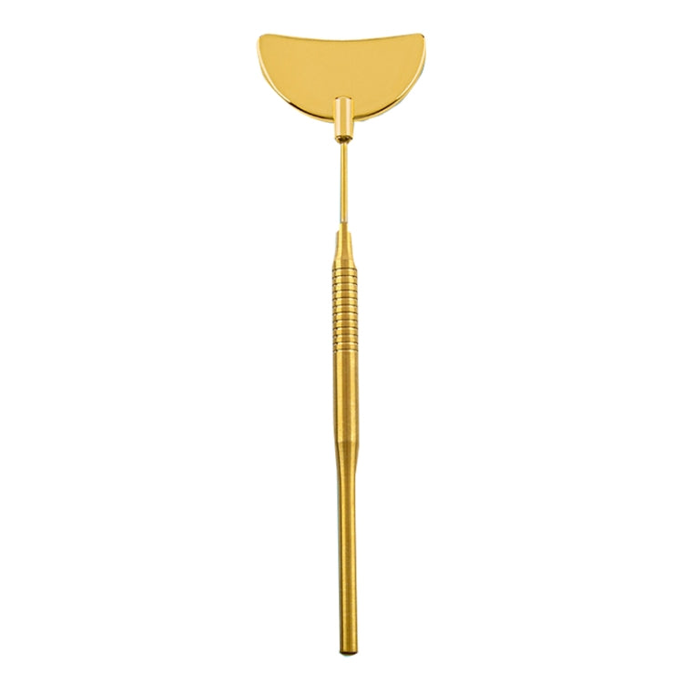Stainless Steel Rotating Extension Eyelash Inspection Mirror, Style:, Crescent (Gold), Crescent (Rose Gold), Crescent (Silver)