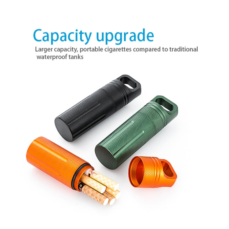 Aluminum Alloy Full Seal EDC Waterproof Can Outdoor Survival Equipment