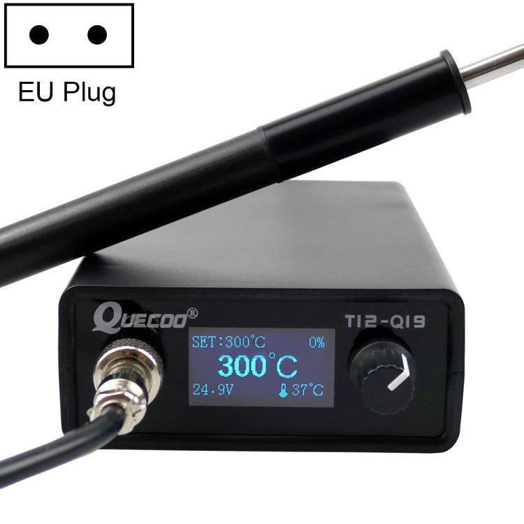 QUECOO 1.3 Inch Display Soldering Station with Handle, EU Plug (Q19+P9), EU Plug (Q19+M8), EU Plug (Q19+907), US Plug (Q19+P9), US Plug (Q19+M8), US Plug (Q19+907)