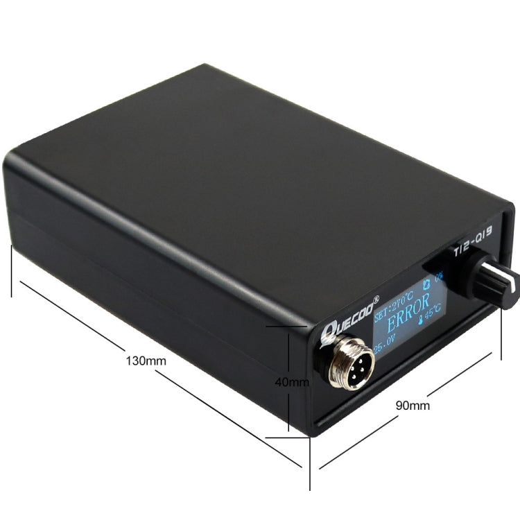 QUECOO 1.3 Inch Display Soldering Station with Handle, EU Plug (Q19+P9), EU Plug (Q19+M8), EU Plug (Q19+907), US Plug (Q19+P9), US Plug (Q19+M8), US Plug (Q19+907)
