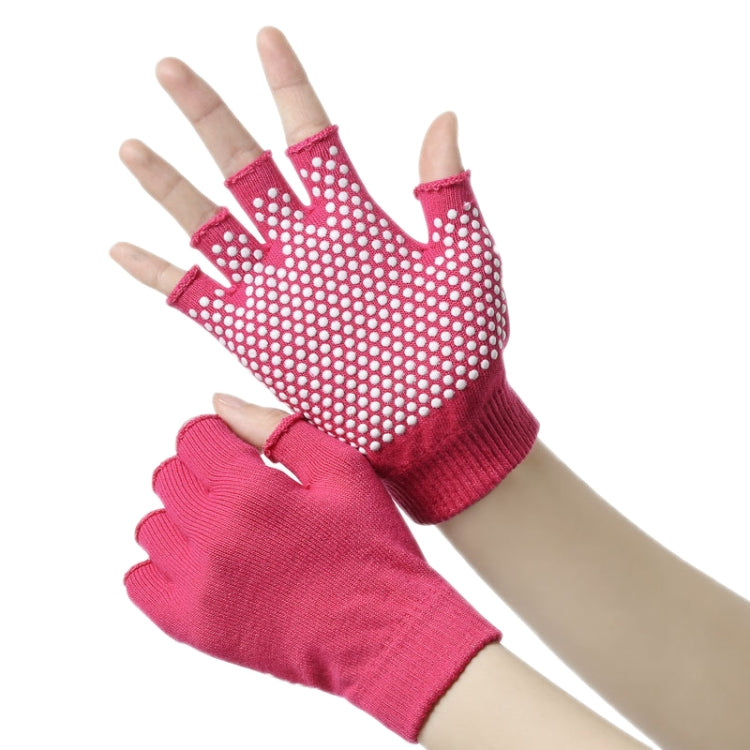 Ladies Non-Slip Fingerless Aerial Yoga Aid Gloves, Black, Purple, Rose Red, Gray, Orange, A2 Black, A2 Green, A2 Red, A2 Gray, A2 Beige, A3 Light Gray, A3 Light Purple, A3 Light Pink, A3 Light Blue, A3 Beige