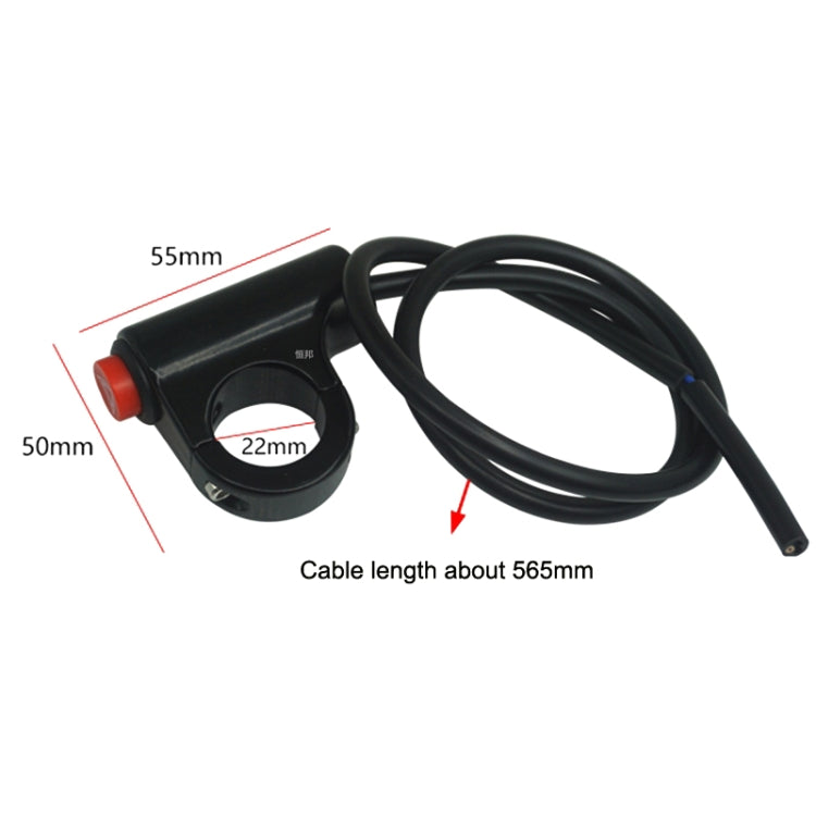 2PCS KG-037E Motorcycle Double Flash Warning Switch Retrofit Accessories, Double Flash Warning