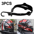 3 PCS Motorcycle Helmet Luggage Strap Universal Elastic Band Fuel Tank Net Rope, 3 PCS
