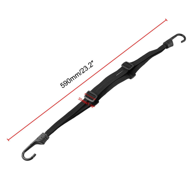 3 PCS Motorcycle Helmet Luggage Strap Universal Elastic Band Fuel Tank Net Rope, 3 PCS