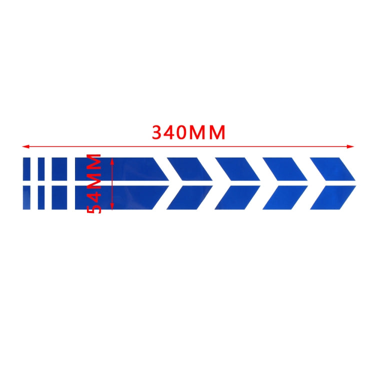 10 PCS Car Stripe Reflective Sticker Motorcycle Fender Arrow Stickers, 10 PCS Silver, 10 PCS Red, 10 PCS Blue, 10 PCS Yellow, 10 PCS Green, 10 PCS range, 10 PCS Black