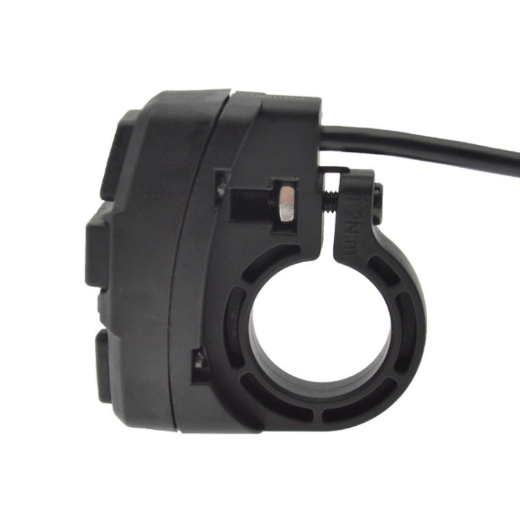 3 In 1 Switch Mountain Car Skateboard Horn Headlights Turn Switch, 36V, 48V