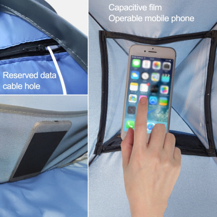 Indoor and Outdoor Automatic Quick Opening Sunshade Headrest Tent, Size:, M 70x50x45cm, L 80x50x55cm