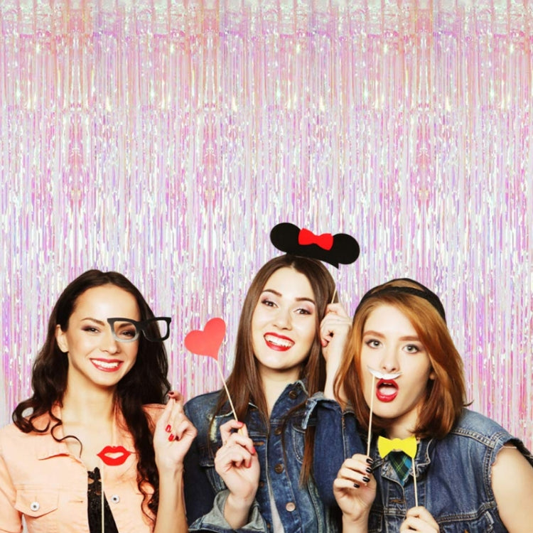 Candy Rain Curtain Festive Party Decoration Photo Background, 1x2M Orange Red, 1x2M Green, 1x2M Yellow, 1x2M Pink, 1x2M Purple, 1x2M Transparent, 1x2M Blue, 1x3M Orange Red, 1x3M Green, 1x3m Yellow, 1x3M Pink, 1x3M Purple, 1x3M Transparent, 1x3M Blue  ...