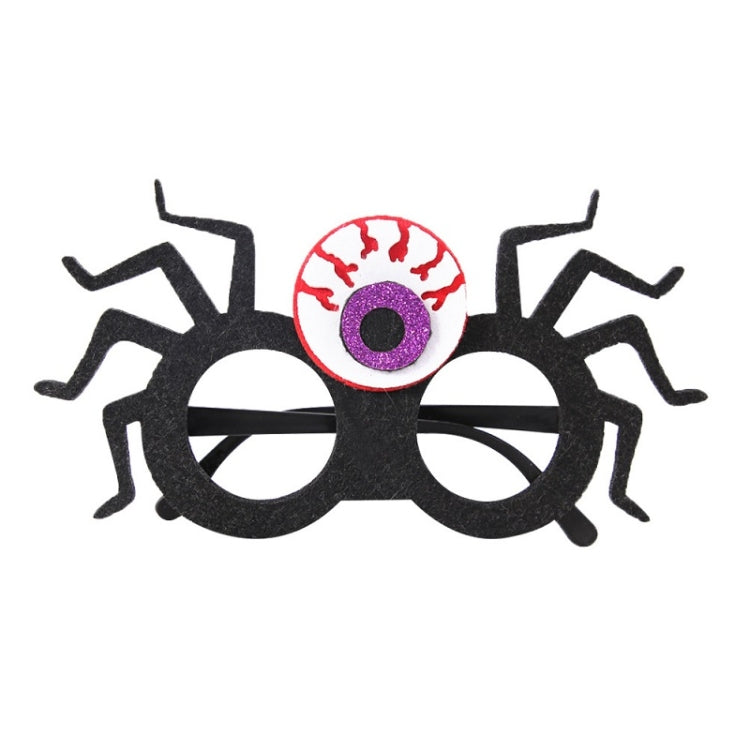 Halloween Decoration Funny Glasses Party Skeleton Spider Horror Props, Eyeball, Sickle, Alphabet Gost, Purple Spider, Skull Hat, Skull, Owl, Tombstone, Ghost, Bat Wings, English Letters, Multiple Eyeballs, kitchen Knife, Letter Pumpkin, Bat Alphabet   ...