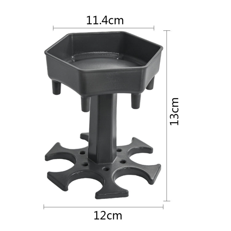 Bar Party 6 Cups Hexagon Wine Dispenser Wine Pourer, Gray+6 Transparent Cups, Blue+6 Transparent Cups, Gray+6 Colorful Cups, Blue+6 Colorful Cups, Pink+6 Colorful Cups