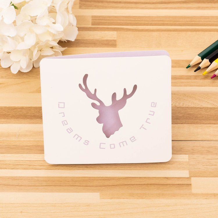 10 PCS Cute Hollow Cartoon Greeting Card, The Best Blessing, Dreams Come True, Happy Birthday, Happy Time, Flying to You, Life is Full of Gifts, Wish You all the Best, Thankful