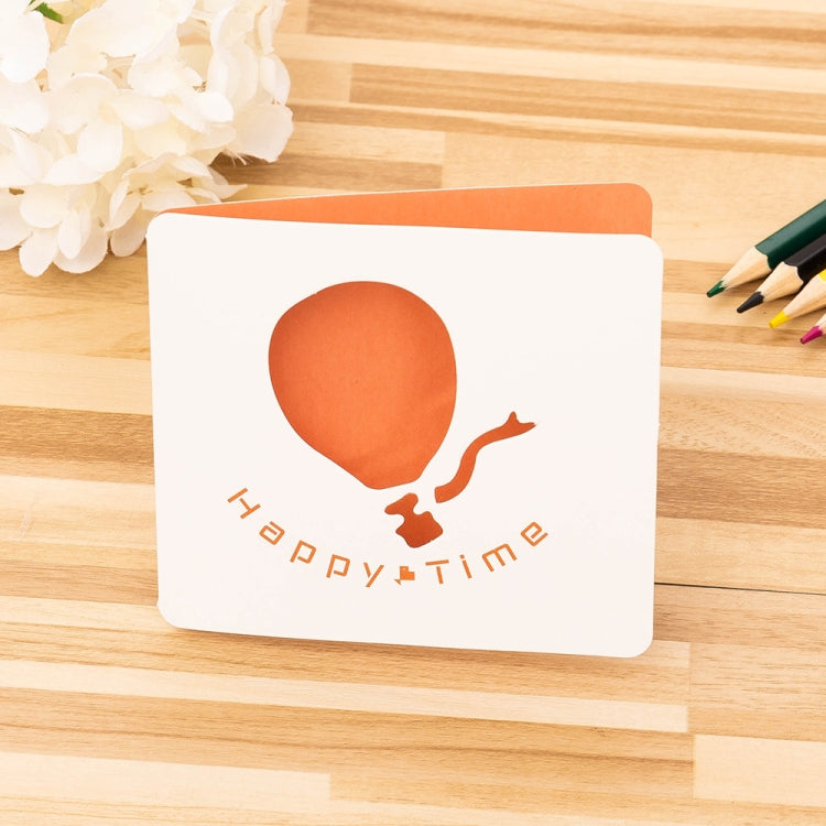 10 PCS Cute Hollow Cartoon Greeting Card, The Best Blessing, Dreams Come True, Happy Birthday, Happy Time, Flying to You, Life is Full of Gifts, Wish You all the Best, Thankful