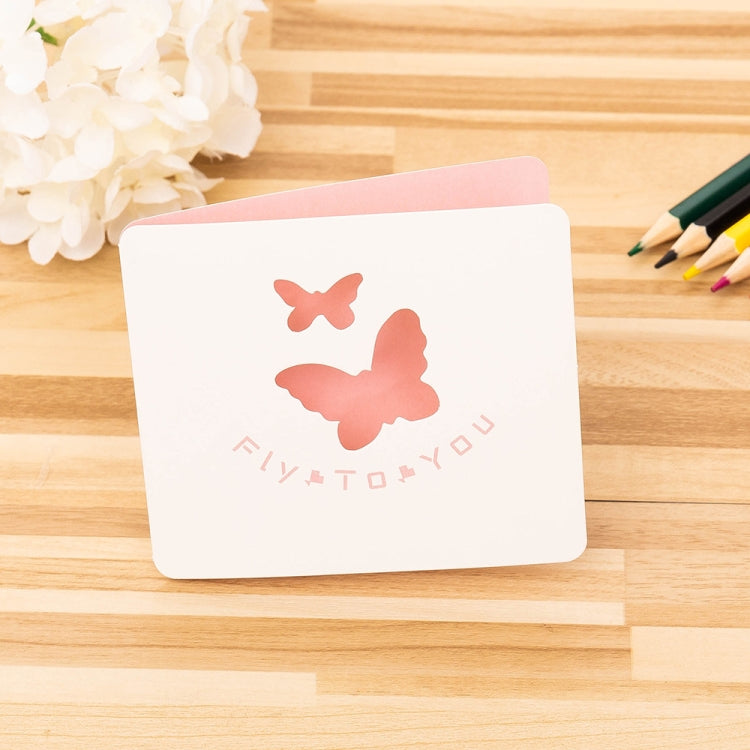 10 PCS Cute Hollow Cartoon Greeting Card, The Best Blessing, Dreams Come True, Happy Birthday, Happy Time, Flying to You, Life is Full of Gifts, Wish You all the Best, Thankful