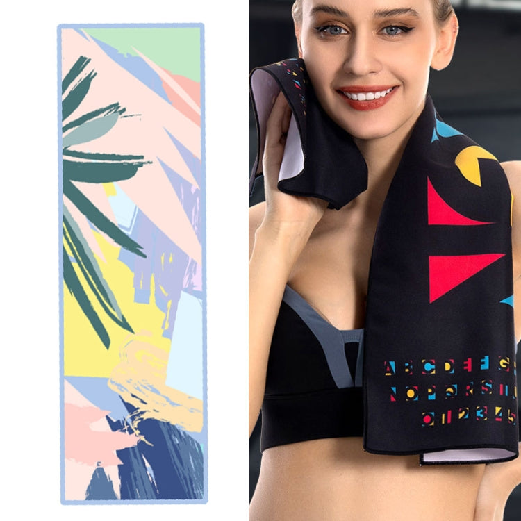 YDJ1223-1 Microfiber Double Sided Fleece Print Quick Dry Portable Sports Towel, Size:, Sports Towel(DESIGN), Sports Towel(Wait For You In Painting), Sports Towel(Summer), Sports Towel(Haruka Dreamland), Sports Towel(Happy), Sports Towel(BLESSED)