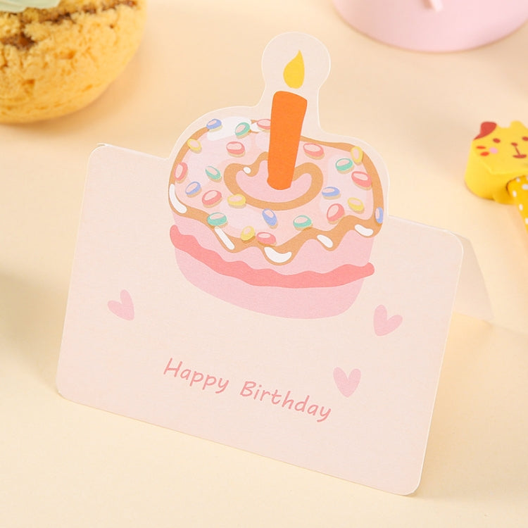 100 PCS Cute Cartoon Birthday Cards, Lion, Rabbit, Cake, Penguin, Bear, Cat