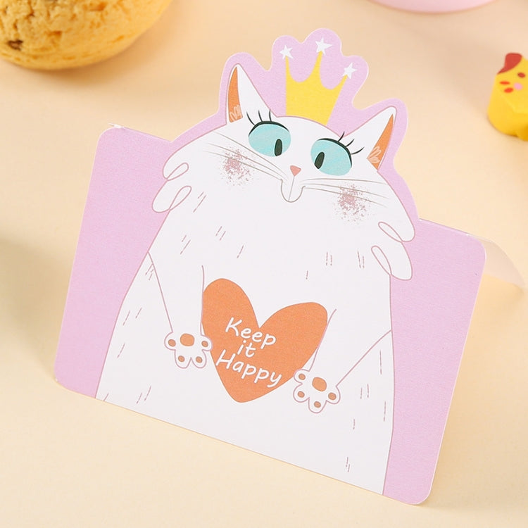 100 PCS Cute Cartoon Birthday Cards, Lion, Rabbit, Cake, Penguin, Bear, Cat
