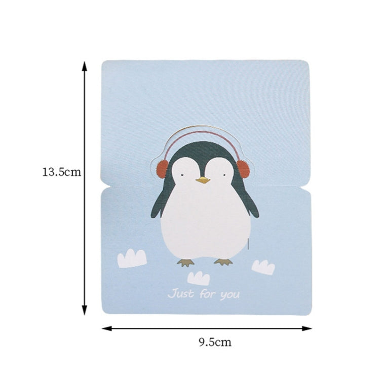100 PCS Cute Cartoon Birthday Cards, Lion, Rabbit, Cake, Penguin, Bear, Cat
