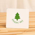 10 PCS Hollow Cartoon Greeting Card, Green Pine, Red Love, Light Green Pony, Blue Whale, Yellow Crown, Blue Star, Pink Bow, Red Gift