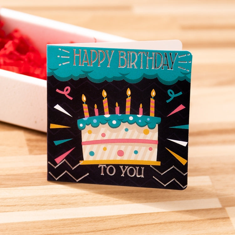 10 PCS Square Bronzing Color Print Thanks Greeting Cards, 1, 2, 3, 4, 5, 6, 7, 8, 9, 10, 11, 12, 13, 15, 17, 18, 21, 22, 23, 24