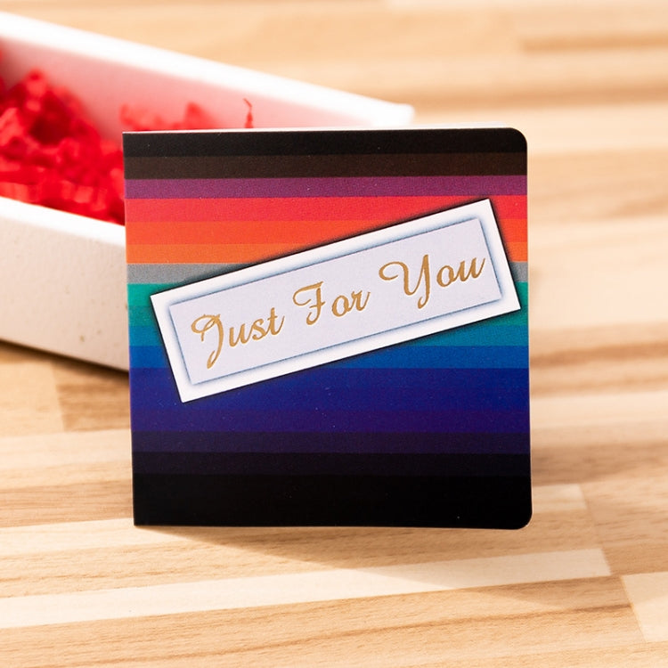 10 PCS Square Bronzing Color Print Thanks Greeting Cards, 1, 2, 3, 4, 5, 6, 7, 8, 9, 10, 11, 12, 13, 15, 17, 18, 21, 22, 23, 24