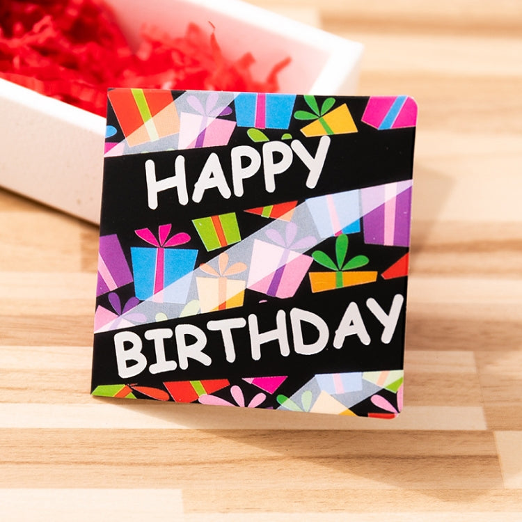 10 PCS Square Bronzing Color Print Thanks Greeting Cards, 1, 2, 3, 4, 5, 6, 7, 8, 9, 10, 11, 12, 13, 15, 17, 18, 21, 22, 23, 24