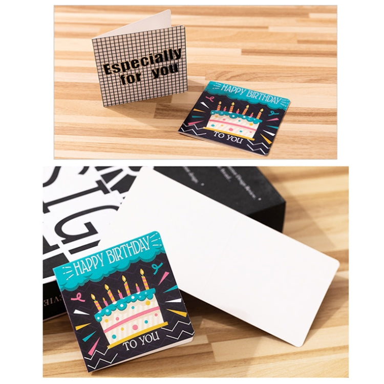 10 PCS Square Bronzing Color Print Thanks Greeting Cards, 1, 2, 3, 4, 5, 6, 7, 8, 9, 10, 11, 12, 13, 15, 17, 18, 21, 22, 23, 24