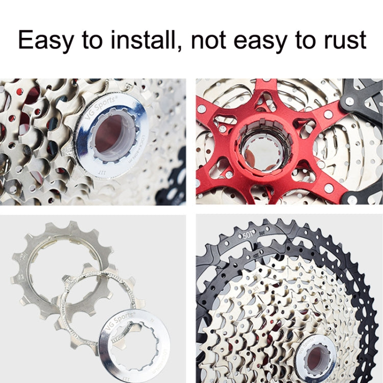 VG Sports Split Mountain Bike Lightweight Cassette Flywheel, Style:, 10 Speed 40T (Silver), 10 Speed 42T (Silver), 11 Speed 40T (Silver), 11 Speed 42T (Silver), 11 Speed 46T (Silver), 11 Sspeed 50T (Silver), 12 Speed 50T (Silver), 9 Speed 42T (Silver) ...